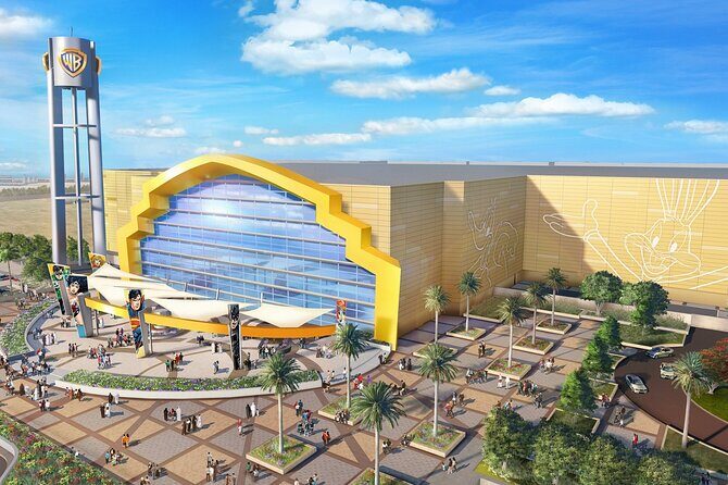 Abu Dhabi Mosque and Entry ticket to Warner Bros from Dubai - Warner Bros World Abu Dhabi: Indoor 29-Ride Fun and How to Plan Your Self-Guided Time