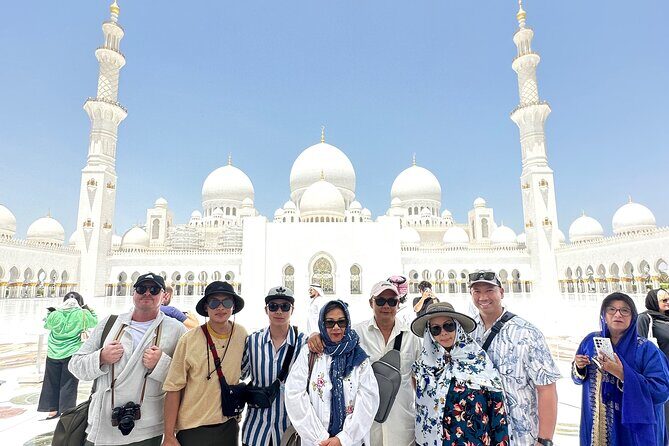 Abu Dhabi Sheikh Zayed Grand Mosque Tour with Ferrari world - How the Mosque Visit Works in Real Time (1.5 Hours)