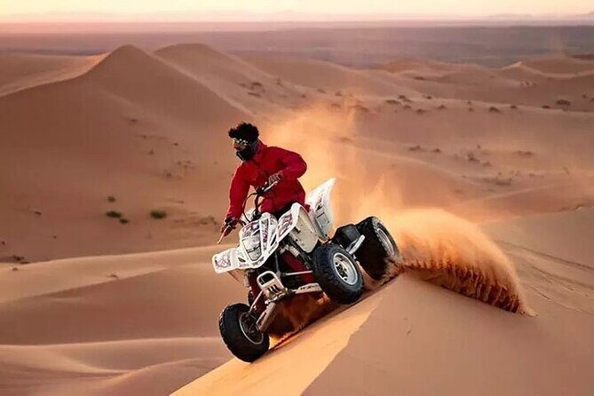 Adventurous Red Dune Desert Safari Deal with Quad Bike,Shows &BBQ - The Bedouin-Style Camp: Shows You Actually Get to Watch
