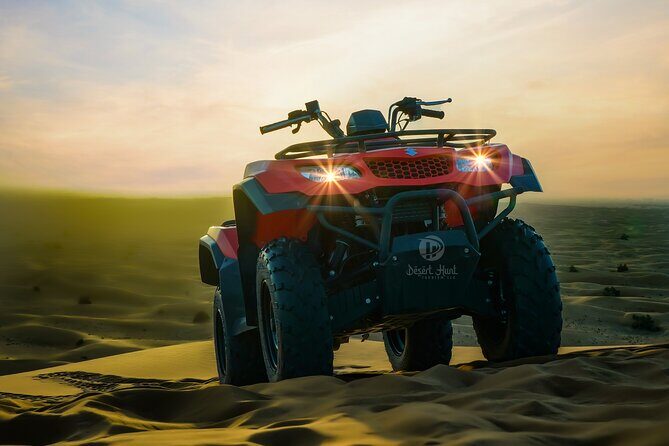 AEON 200/400CC Single seater Quad Bike self drive to open desert - Time Your Trip: Morning vs Late Evening for Better Conditions