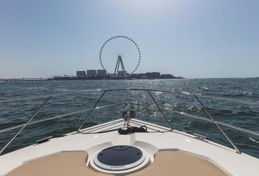 Affordable Yacht Rental Viktoriia from Dubai Marina - Getting on board at Dubai Harbour (Dubai Marina)