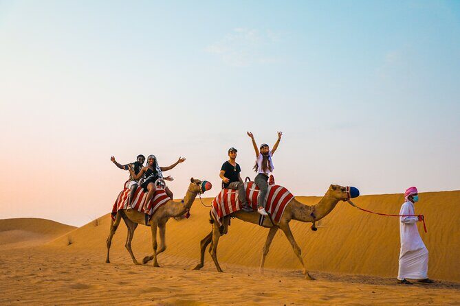 Al Marmoom Oasis Experience with Bedouin Dinner - The Bedouin camp welcome: coffee, dates, and luqaimat