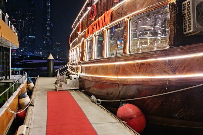 Alexandra Dhow cruise Dinner Dubai Marina(International buffet) - Live entertainment: traditional music and dance onboard