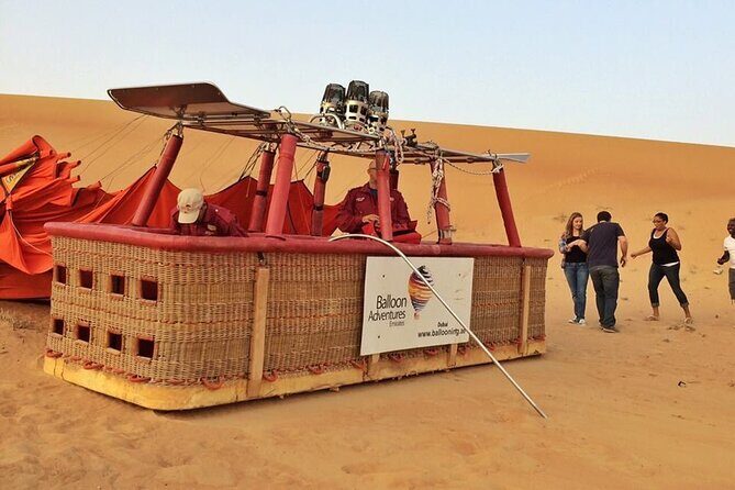 Amazing Hot Air Balloon With Beautiful Desert Sunrise View - Over the Dubai Desert and the Hajar Mountains: Seeing the Big Picture
