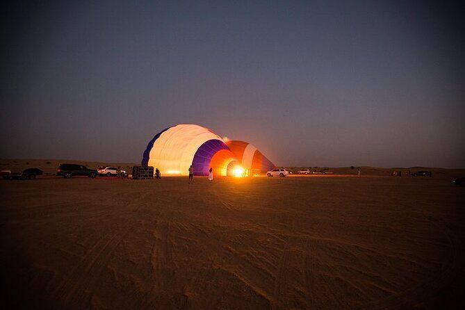 Amazing Hot Air Balloon With Beautiful Desert Sunrise View - Pickup, Mobile Ticket, and a Smooth 5-Hour Morning Plan