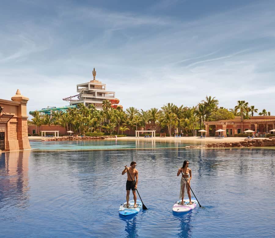 Aquaventure World: Dolphin Paddle and Waterpark Day Pass - Check-In and Safety: Meet Your Marine Mammal Specialist