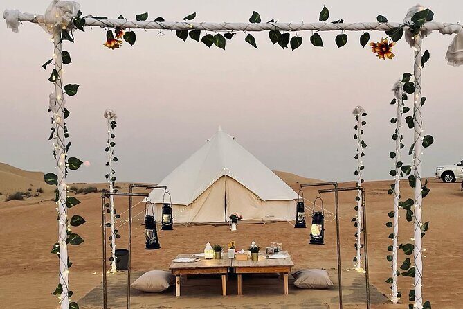 Arabian Glamping Adventure in Desert - The Dinner That Makes This Trip Worth It: Arabic BBQ, Mezzes, and Campfire Tea