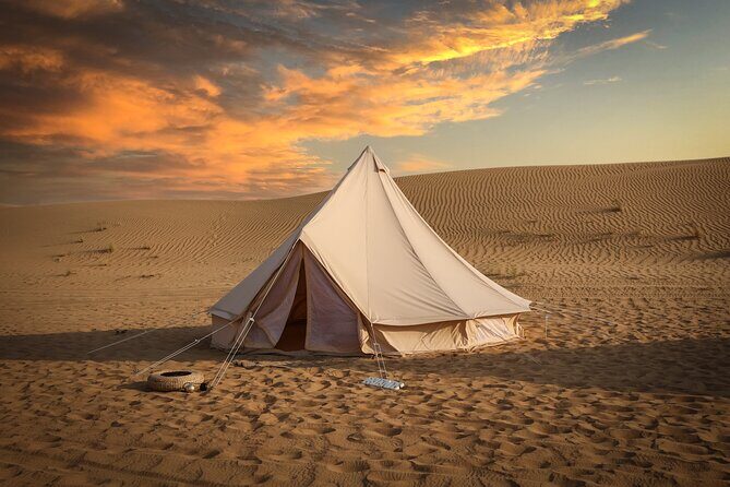 Arabian Glamping Adventure in Desert - Sleeping Arrangements: Canvas Tent Comfort Without the Gimmicks