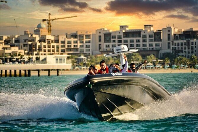 Atlantis 60 Minute Boat Tour - Palm Jumeirah cruise and the SkyDive Air Strip: the fun extras