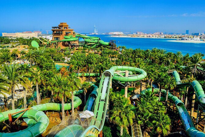 Atlantis Aquaventure Water Park with Lostchamber Aquarium Tickets - Aquaventure Water Park: Slides, Wave Energy, and the Lazy River