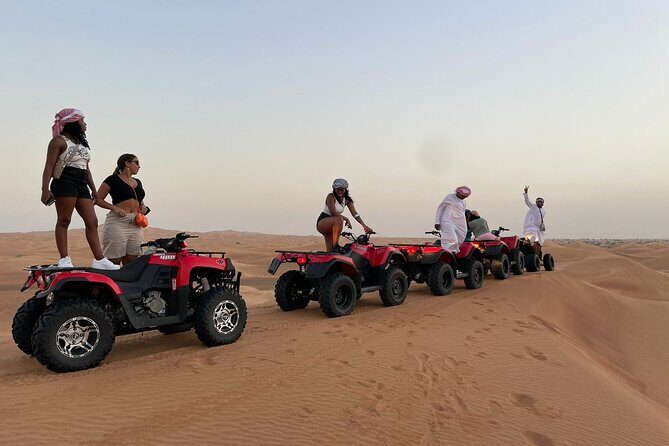 ATV Quad Bike Self-Drive in Dubai Desert Adventure - The 4-Hour Flow: Pickup, Sandboarding, Quad Riding, and Getting Photos