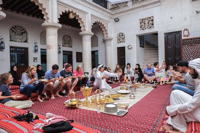 Authentic Emirati Cultural Meal and Talk in Old Dubai - Inside the wind-tower courtyard: hospitality that starts the lesson