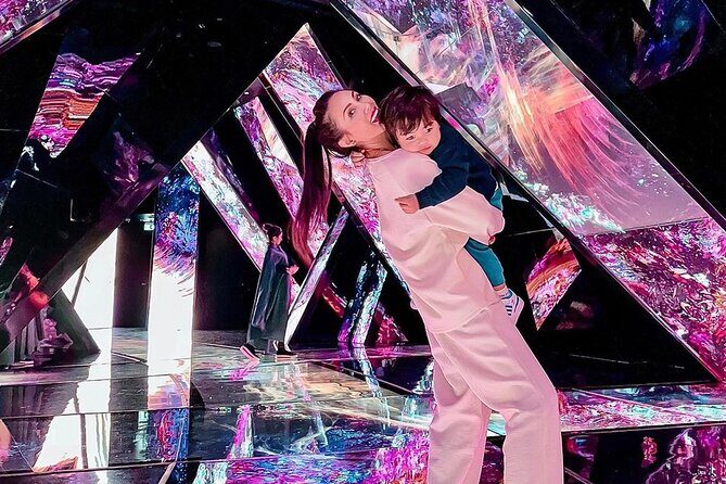AYA Universe Experience in Dubai - The cosmos-themed zones: light music, stars that react, and gravity tricks
