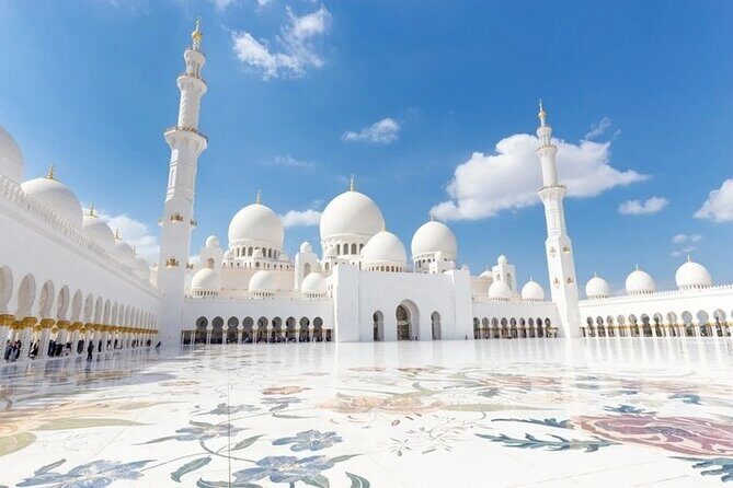 Baps Hindu Temple and Sheikh Zayed Grand Mosque Tour - Sheikh Zayed Grand Mosque Center: Marble, Chandeliers, and Meaning