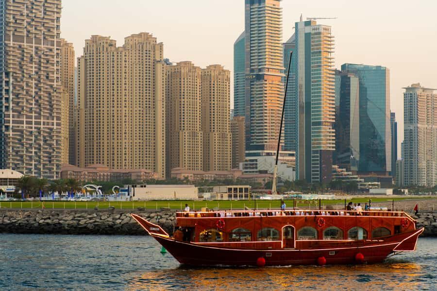 Best 5-Star Dhow Dinner Cruise Dubai Marina Jack Sparrow - The vibe on a Jack Sparrow Floating Restaurant dhow
