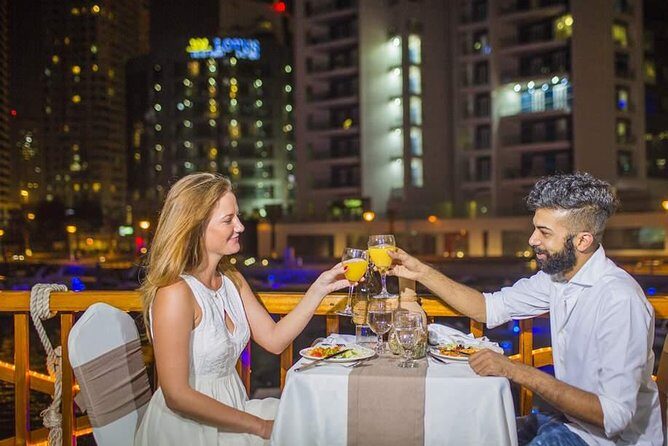 Buffet Dinner at Dubai Marina with Round-Trip Transportation - Deck time and skyline sights: the part people remember