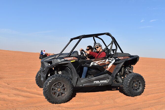 Buggy Adventure: A 30 Mins Buggy Ride, Desert Safari & BBQ Dinner - Dune Bashing and Sunset From a Land Cruiser