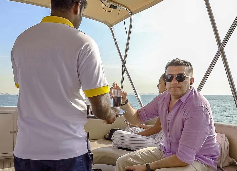 Burj Al Arab: 2-Hour Yacht Tour with BBQ Dinner - Onboard music and the atmosphere: lively, not chaotic