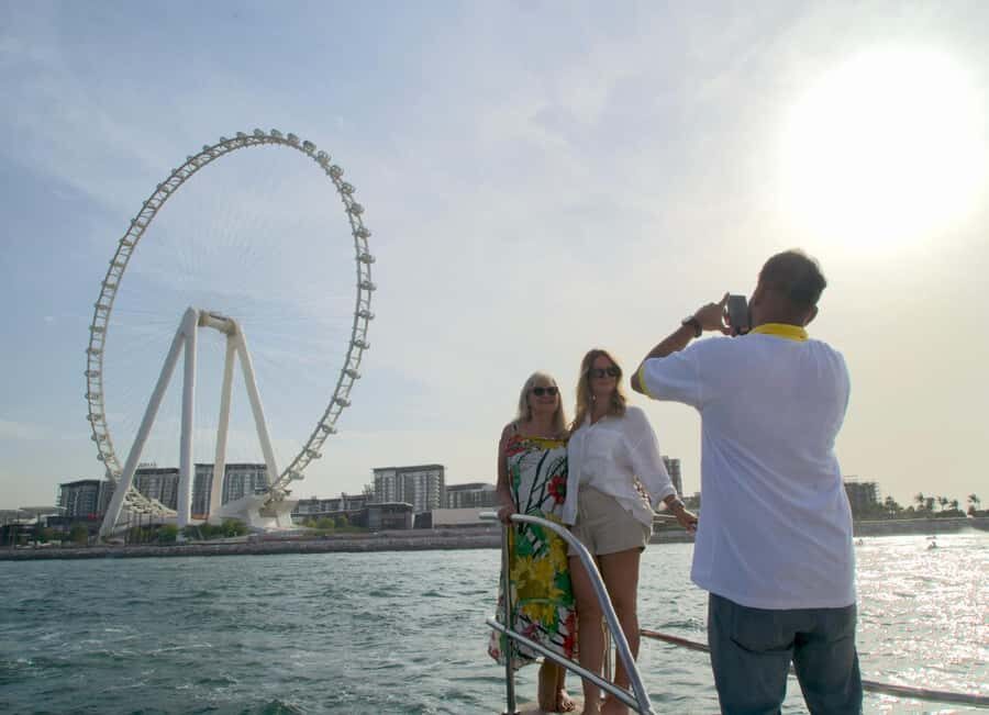 Burj Al Arab: 2-Hour Yacht Tour with BBQ Dinner - First hour on the water: views, photos, and the “after dark” payoff