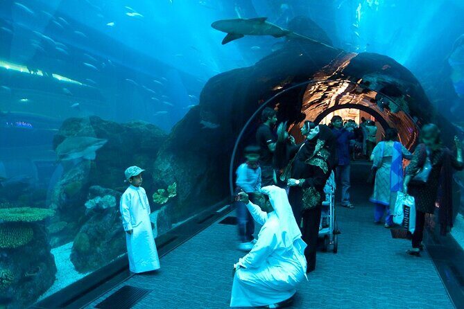 Burj Khalifa and Dubai Aquarium with Penguin Cove Combo - First stop: Burj Khalifa levels 124 and 125