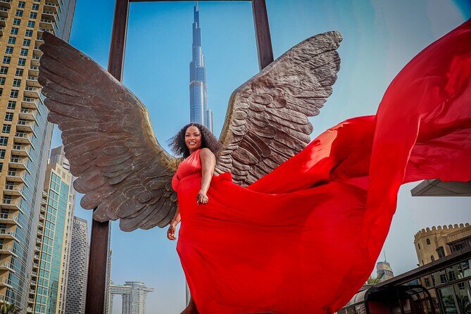 Burj Khalifa Flying Dress Instagram Videography Shoot - What you’re really buying: Burj Khalifa content, not just photos