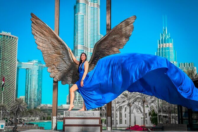 Burj Khalifa Flying Dress Instagram Videography Shoot - The team factor: speed, patience, and real guidance