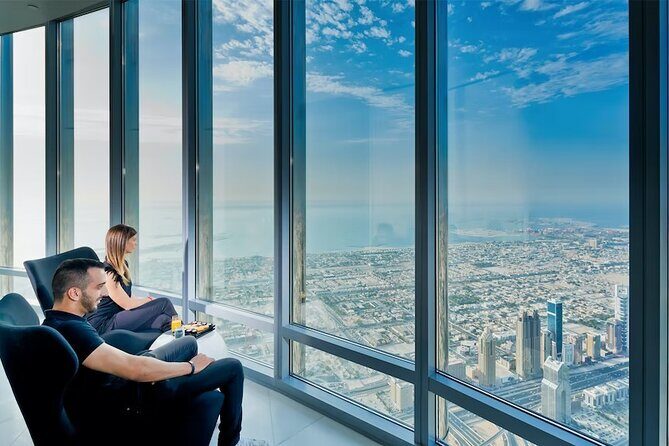 Burj Khalifa Observation Deck Dubai Admission Ticket - Level 125 at 456 Meters: Mash Arabiya Motifs and 360 Views