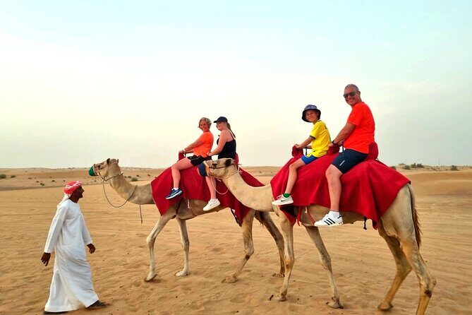 Camel Ride Safari in Red Dunes - Guides who set the tone: Junaid, Saqib, Jal, and Jalbani