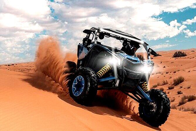 CAN-AM Buggy 04 Seater with Camel Riding and Sand Skiing - Guides Like Adil, Amir Zaman, and Asad Make It Feel Safe