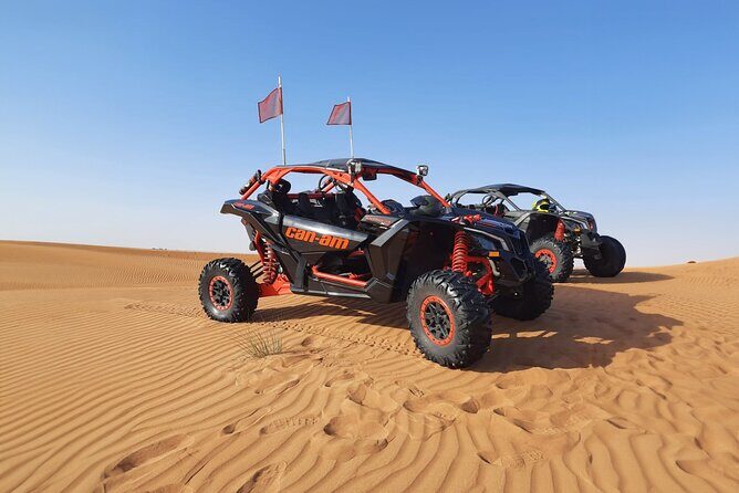 Can Am Buggy 60 mints Adventure at Red Desert - Sandboarding from high red dunes: your second adrenaline hit