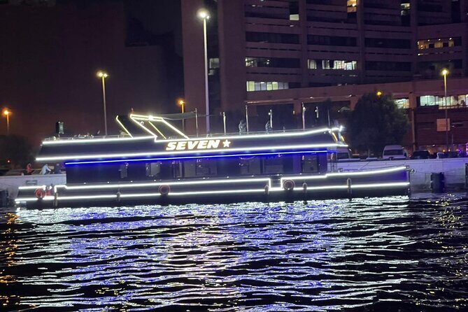 Catamaran Cruise with Dinner at Al Seef Dubai - What This Al Seef Catamaran Dinner Cruise Feels Like at Night