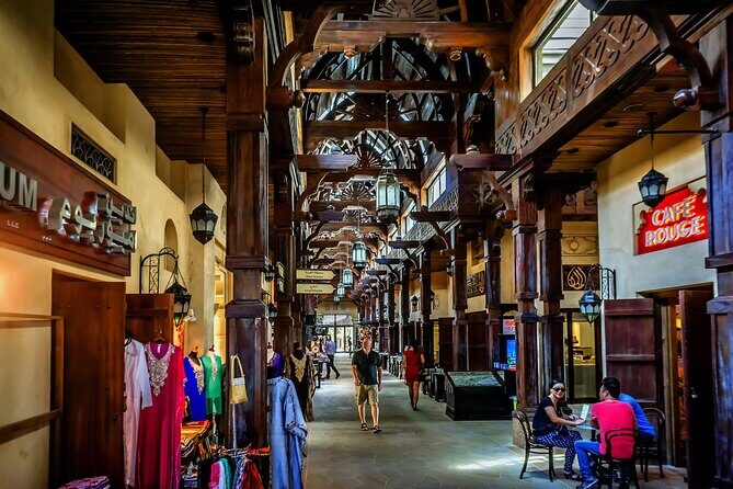 Classical Dubai City Tour with guide and sharing transfers - Gold Souk and Spice Souk: shopping energy, plus sensory payoff