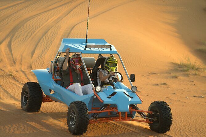 Custom Rally Fighter Dune Buggy Self-Driving Adventure - Sandboarding after dune driving: the fun lesson curve