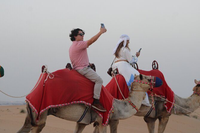 Desert Adventure: Sunset Safari, BBQ Feast & Sandboarding Thrill - Camel Ride Calm-Down: The Pause Your Body Wants