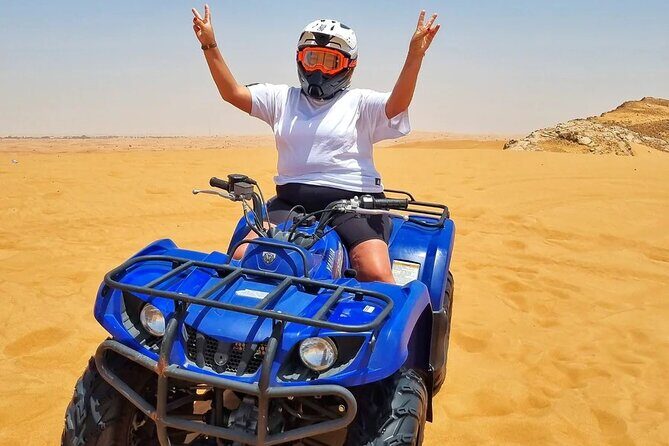 Desert Quad Bike Adventure Dubai with Free Pickup from Hotel - ATV quad biking on red dunes: self-drive time and how to confirm it