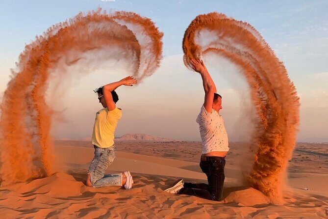 Desert Safari and Sandboarding with Dinner in Dubai - Camp Time: Camel Ride, Costumes, Henna, and Shisha