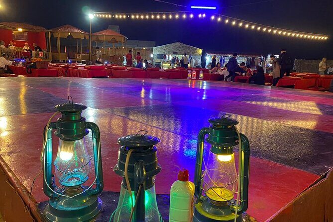 Desert Safari and Sandboarding with Dinner in Dubai - The Dinner Setup: International BBQ Buffet With Veg and Non-Veg
