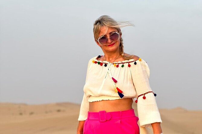 Desert Safari BBQ Dinner, Live Shows, ATV Bikes, Sandboarding - The overall feel: a full Dubai desert evening with a thrill core