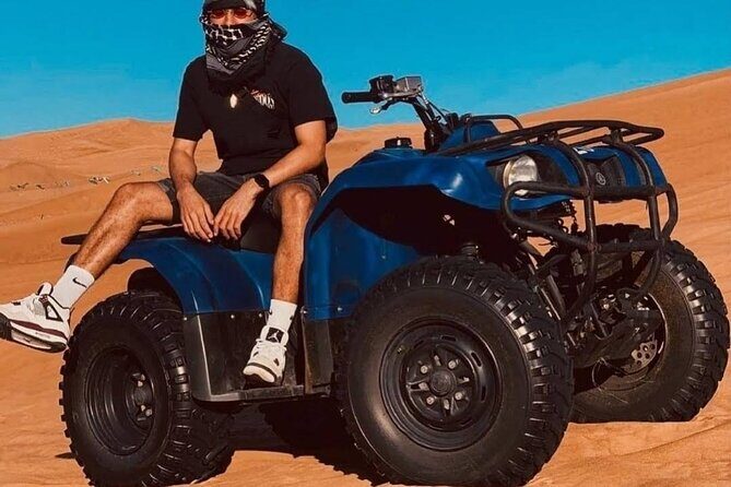 Desert Safari Dubai 25 minutes Quad Bike Free Camel Ride BBQ Dinner - Key things to know before you go