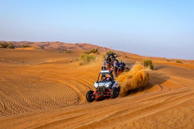 Desert Safari Dubai: 7 Hours Tours With BBQ & Live Shows - Camel ride and sand boarding: the camp activity stretch