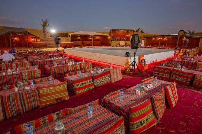 Desert Safari Dubai at Evening with BBQ Dinner - BBQ Dinner Under Starlight with Veg and Non-Veg Options