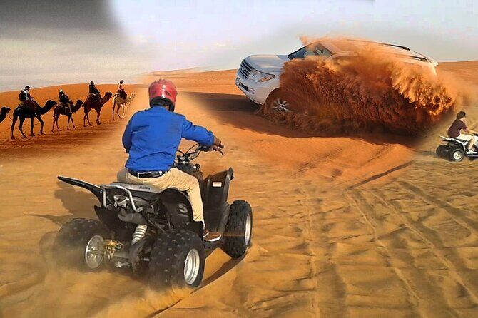 Desert safari Dubai with BBQ Dinner - Getting There: The Comfort of a 4x4 Pickup