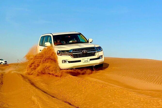Desert Safari Dubai with BBQ Dinner & Camel Ride - Pickup in a 4x4: The First Thing That Makes It Worth It