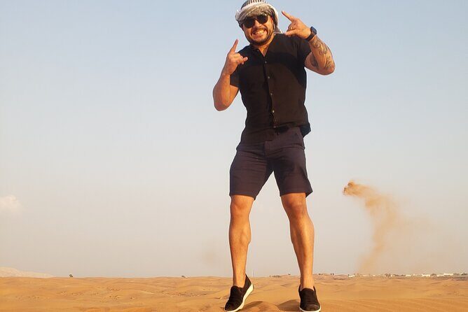 Desert Safari Dubai with Buffet Dinner & 3 live shows - Buffet Dinner Setup: BBQ, Desserts, and Unlimited Drinks