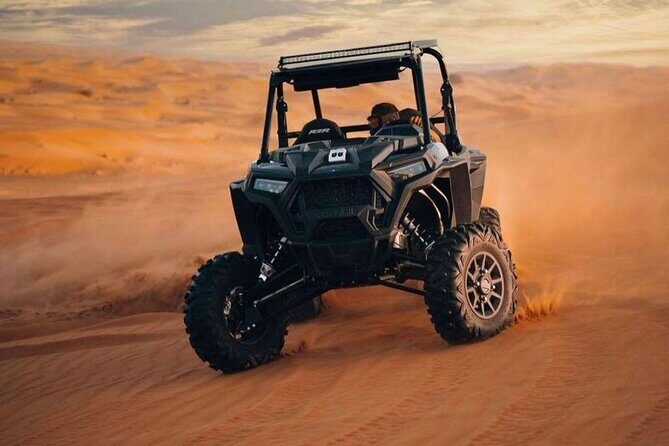 Desert Safari Dubai With High Speed Dune Buggy And Dinner in 5 Star Camp - High-speed 2-seater dune buggy: how the 30 minutes is set up