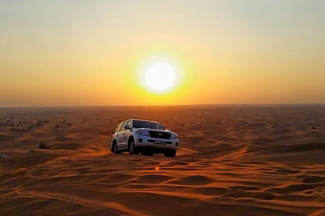 Desert Safari in 4x4 Car with BBQ Dinner and Belly Dance - Belly Dance, Tanura, and Fire Show After Dark