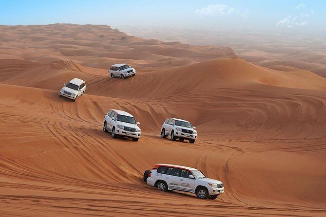 Desert Safari in 4X4 through Lahbab Desert with BBQ Dinner - Dune Bashing in the 4x4: Thrills, Safety, and Expectations