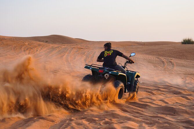 Desert Safari, Open Desert Quad Bike Experience with BBQ Dinner - Quad Biking for 30 Minutes: What to Expect and Who Should Do It