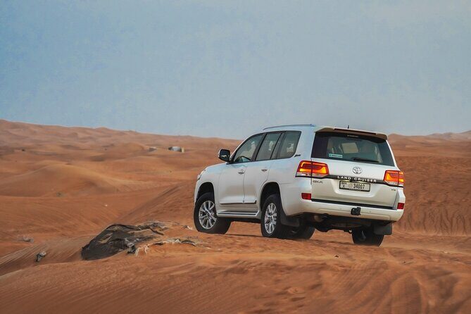 Desert Safari, Open Desert Quad Bike Experience with BBQ Dinner - Dune Bashing and Sunset Photo Moments in the Red Dunes