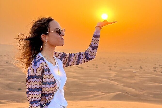 Desert Safari Tour with Camel Ride and BBQ Dinner in VIP Camp - Dune Bashing in the Red Dunes (Then a Sandboarding Break)